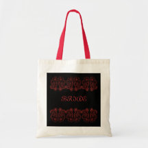 Flor de Paisley (roja) Bolsas
