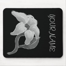 Flor de plata tapetes de raton