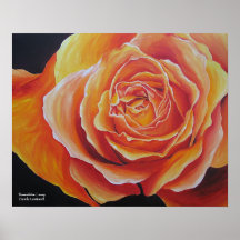 Flor de rosa impresiones