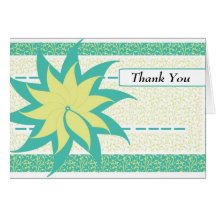 Flor de Swirly Tarjeta
