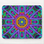 Flor decorativa Mousepad del caleidoscopio
