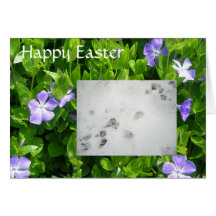 Flor del azul de la plantilla tarjeta