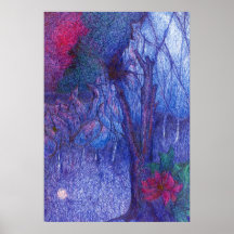 Flor del bosque posters