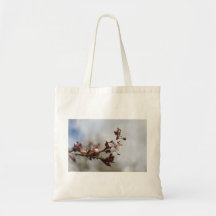 flor del ciruelo de la primavera bolsa de mano
