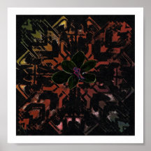 flor del deco impresiones
