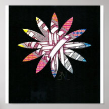 flor del disco impresiones