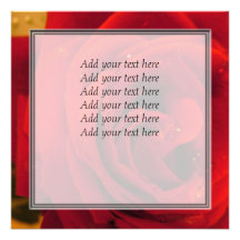 flor del rosa rojo comunicados personalizados