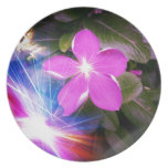 Flor eléctrica platos para fiestas