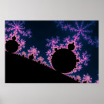 Flor eléctrico - poster del fractal