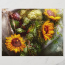 Flor - girasol - caja de herramientas de los jardi tarjeta publicitaria