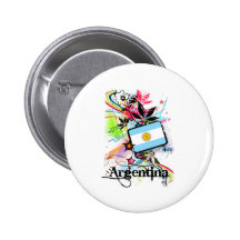 Flor la Argentina Pin