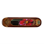 Flor - mún día del pelo patín personalizado