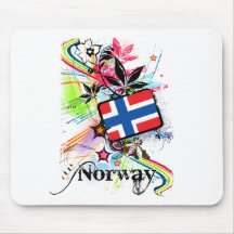 Flor Noruega Tapete De Ratón