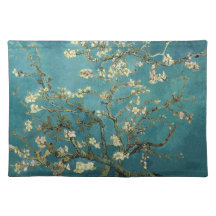 Flor Placemat de la almendra Mantel