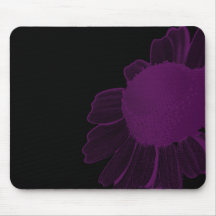 Flor púrpura de la manzanilla de Mousepad Alfombrillas De Ratones