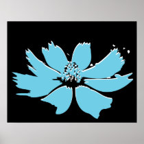 Flor retra del vintage posters