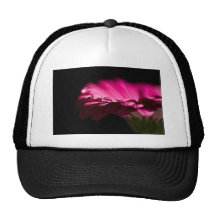 flor rosada gorras de camionero