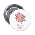 Flor rosada la nueva señora pins