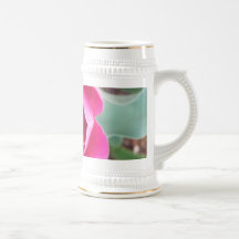 Flor rosada Stein Tazas