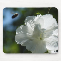 Flor y abeja mousepad.sj alfombrillas de ratón