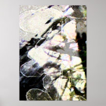 Flor y poster abstractos de las ramas