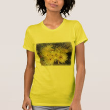 Floraciones amarillas del cactus camisetas