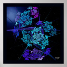 Floraciones de la luna poster