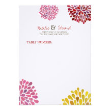 Floraciones del menú de la tarjeta y del boda del  invitaciones personales 