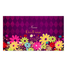 Floraciones del verano de PixDezines, BusinessCard Plantilla De Tarjeta De Negocio