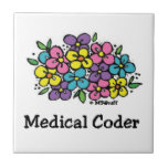 Floraciones médicas del práctico de costa del codi teja  ceramica