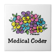 Floraciones médicas del práctico de costa del codi teja  ceramica