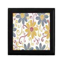Floral colorido cajas de regalo