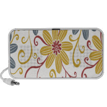 Floral colorido mini altavoz