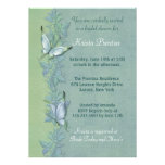Floral en colores pastel de la mariposa - ducha nu comunicados personales 