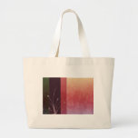 Floral en rosa y púrpura bolsa lienzo