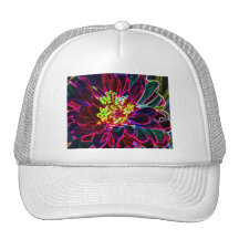 Floral enrrollado gorra