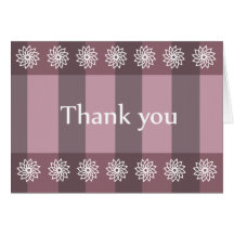 Floral - gracias cardar felicitación
