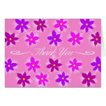Floral gracias cardar, general le agradecen florec tarjeton