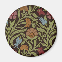 Floral lamentable hermoso iman de nevera