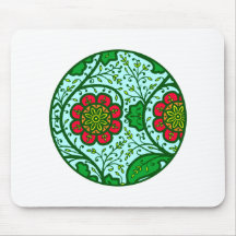 floral Ornament Indien India Mauspads