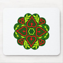 floral Ornament Indien India Mousepad