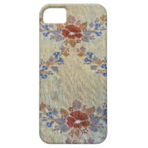 Floral pasado de moda iPhone 5 cárcasa