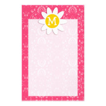 Floral rosado; Margarita Papeleria