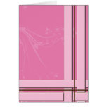 Floral rosado tarjeton