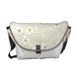 Floral suave y neutral bolsa messenger