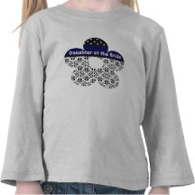 Floral y lunares en personalizado de los azules ma camisetas