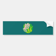 florales Ornament floral Auto Aufkleber