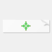 florales Ornament floral Auto Aufkleber