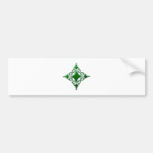 florales Ornament floral Auto Aufkleber