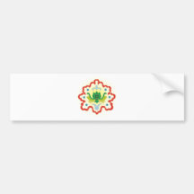 florales Ornament floral Auto Aufkleber